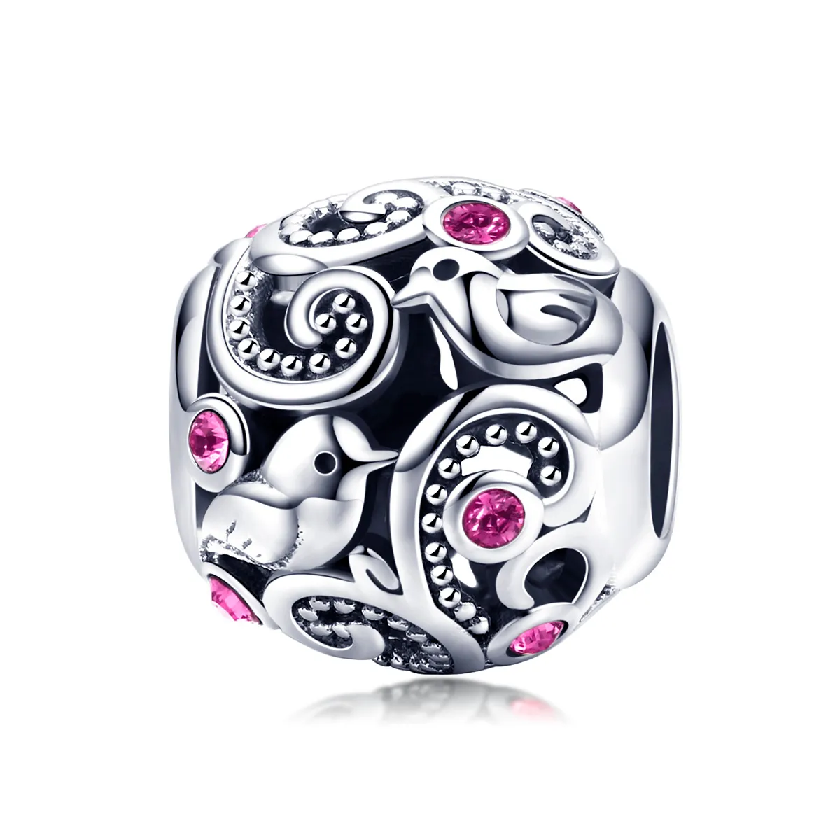 Pandora Style Silver Love Messenger Charm - SCC1014