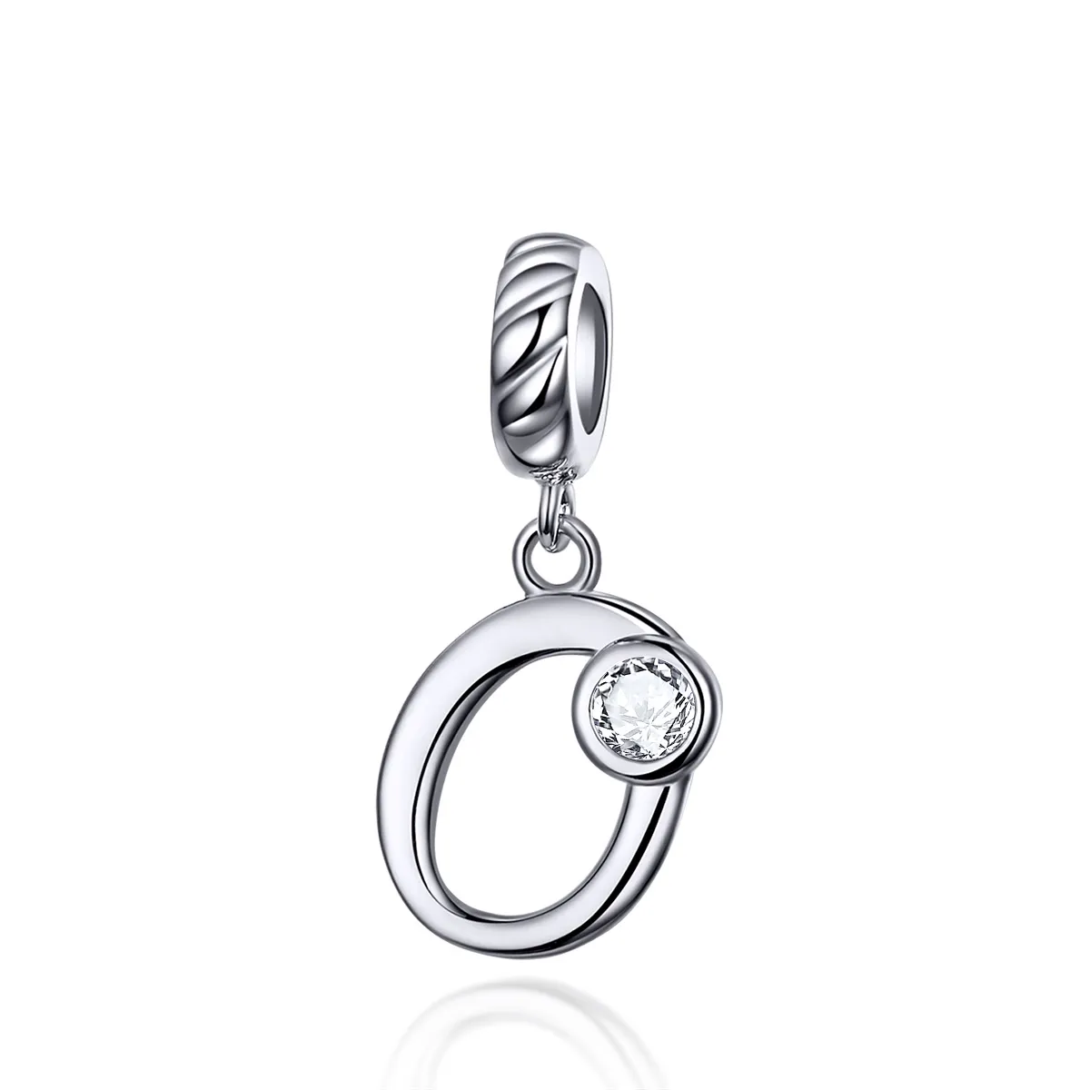 Pandora Style Silver Number 0 Dingle - SCC1183-O