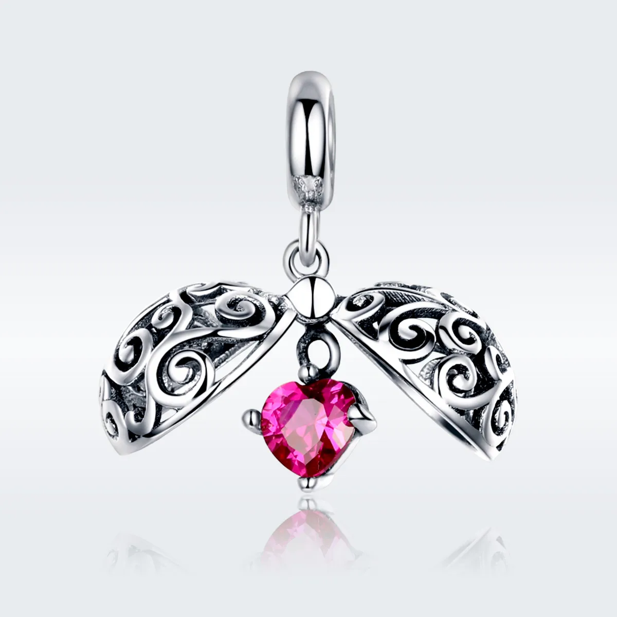 Pandora Style Silver Secret Fruit Dangle - SCC1114