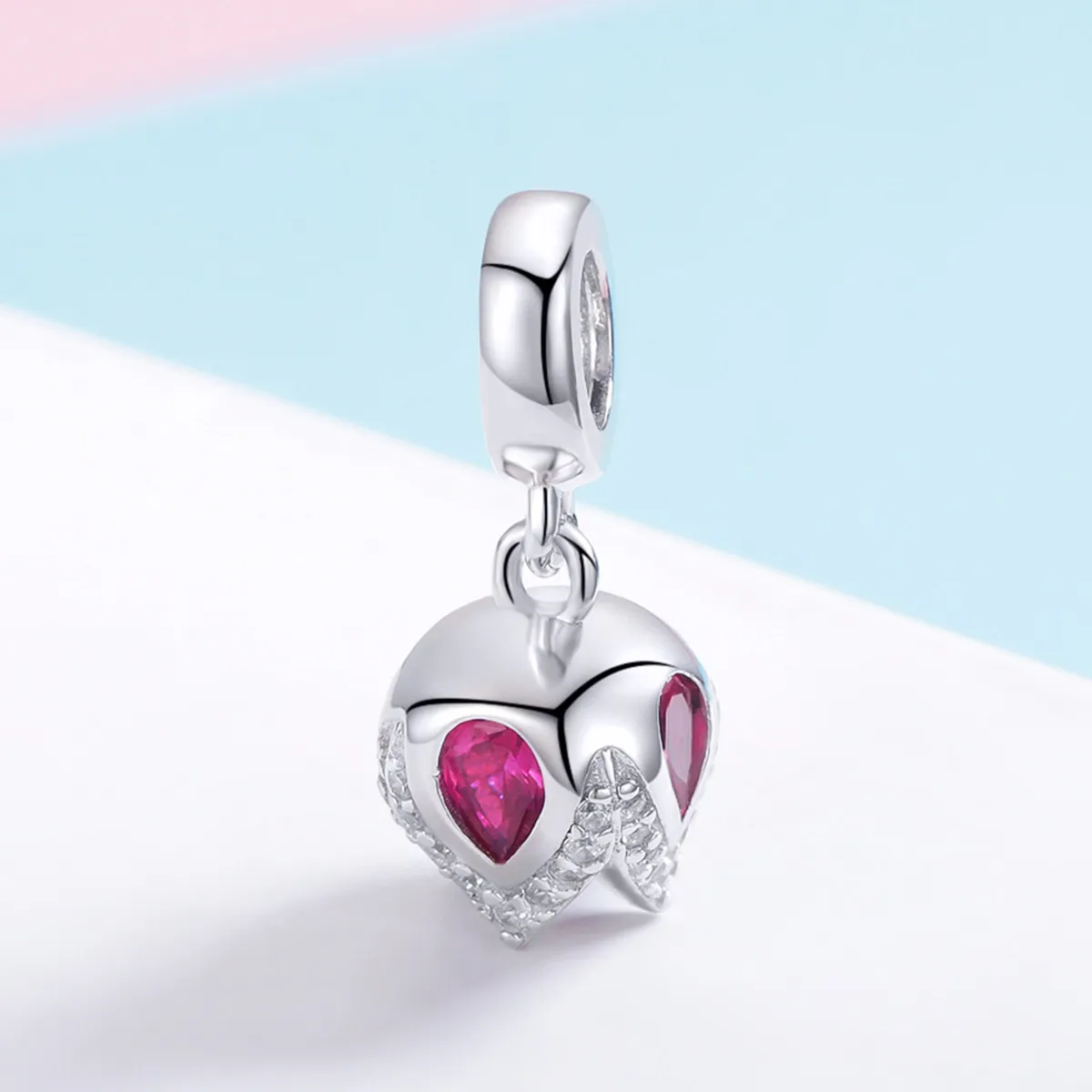 Pandora Style Silver Story of Tulip Dangle - SCC1027