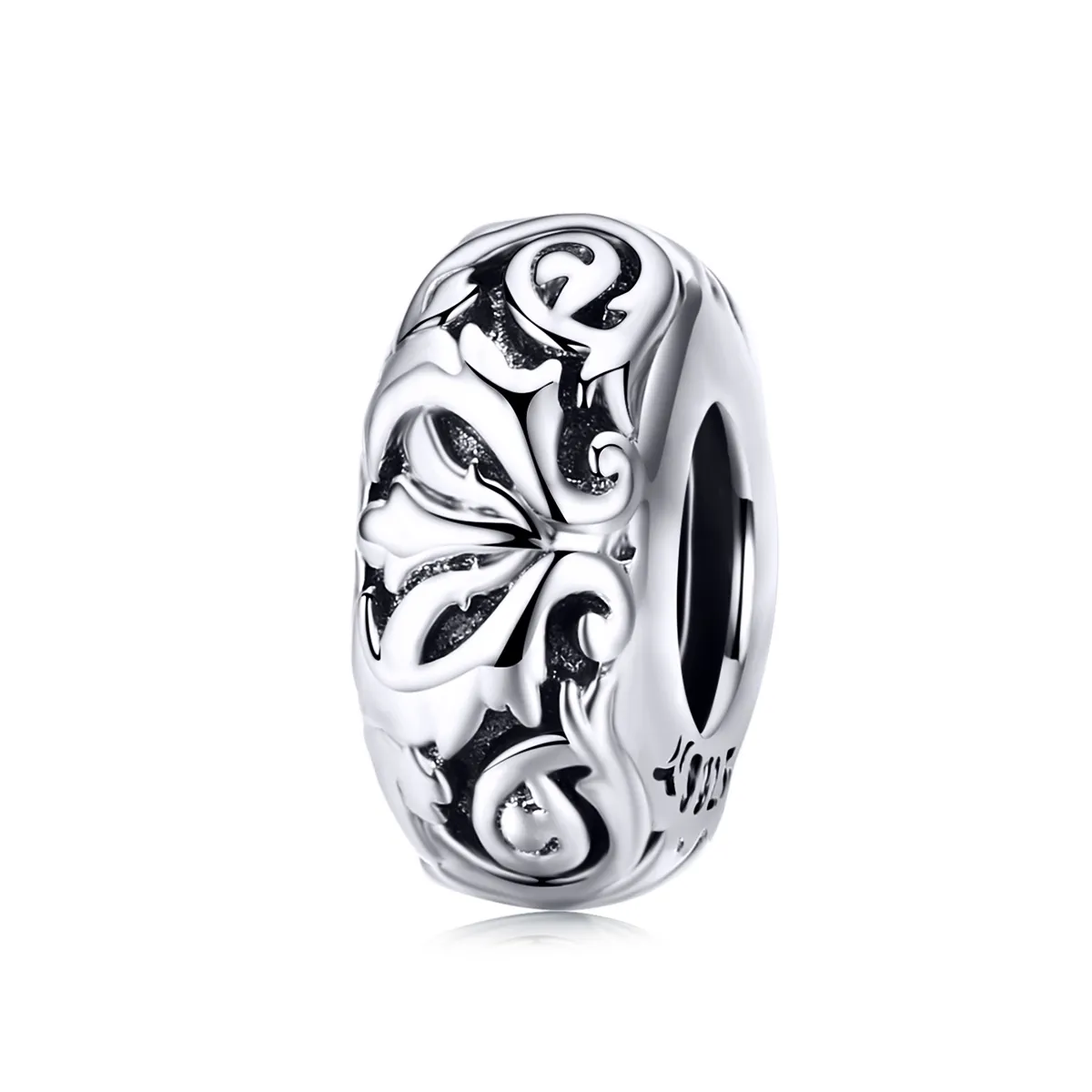 Pandora Style Silver Vintage Flower Spacer - SCC1139