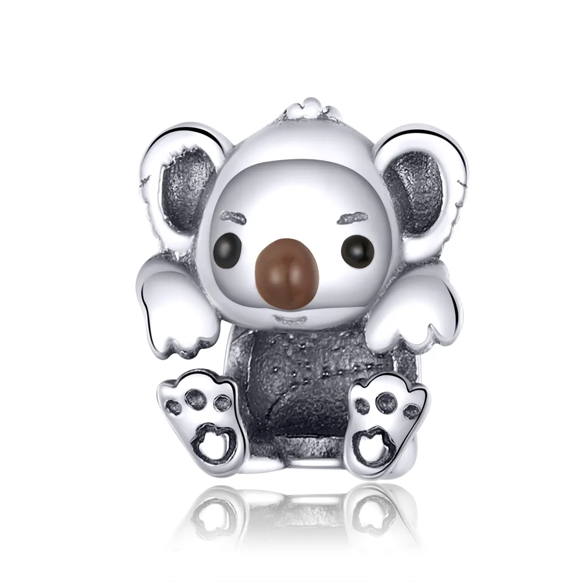 pandora style sølv baby koala charm scc1304