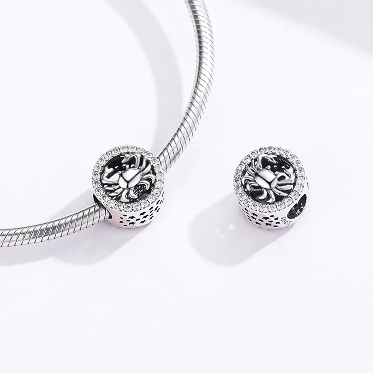 Pandora Style Sølv Kreft Charm - SCC1213