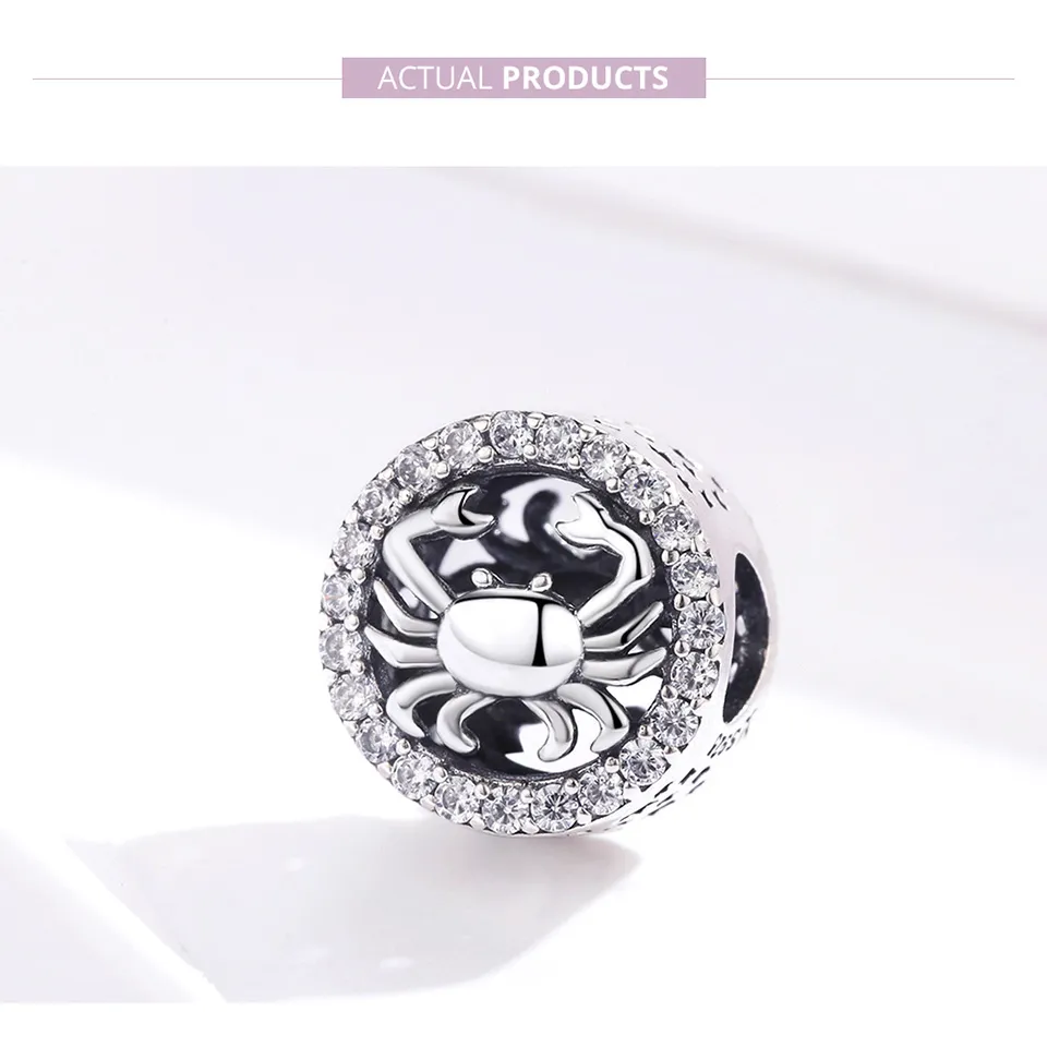 Pandora Style Sølv Kreft Charm - SCC1213