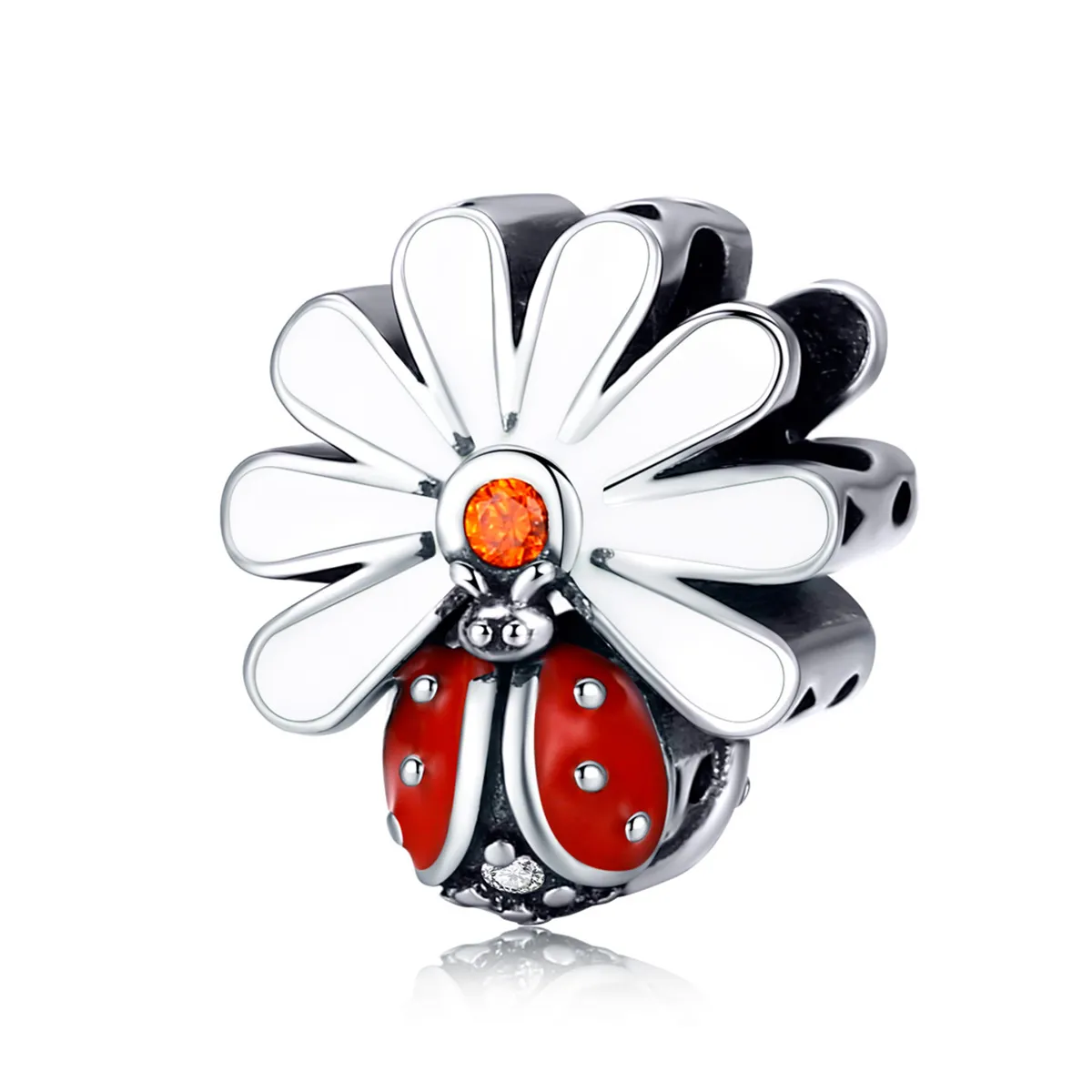 Pandora Style Sølv Ladybug Charm - SCC1276