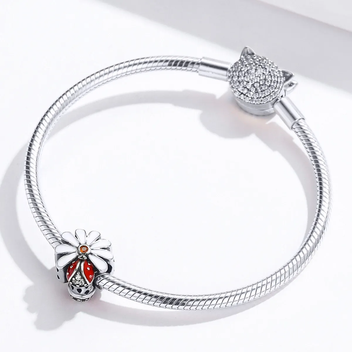 Pandora Style Sølv Ladybug Charm - SCC1276