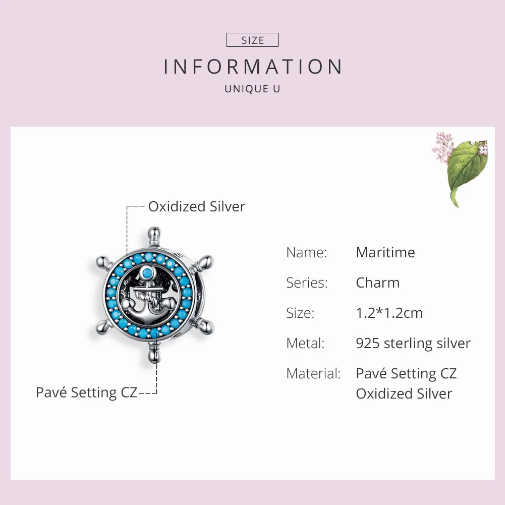 Pandora Style Sølv Maritime Charm - SCC1200