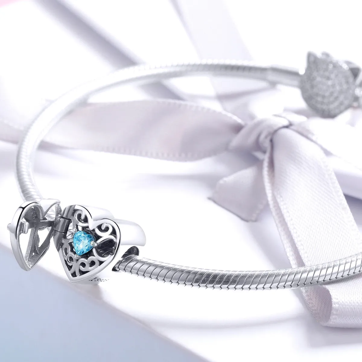 Pandora Style Sølv Mystical Stone Charm - SCC1053