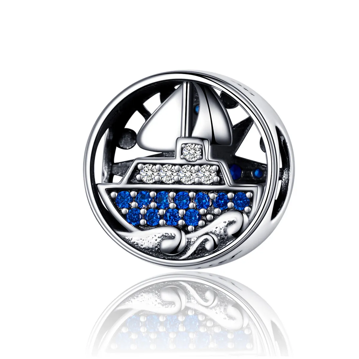 Pandora Style Sølv Nautical Travel Charm - SCC1197