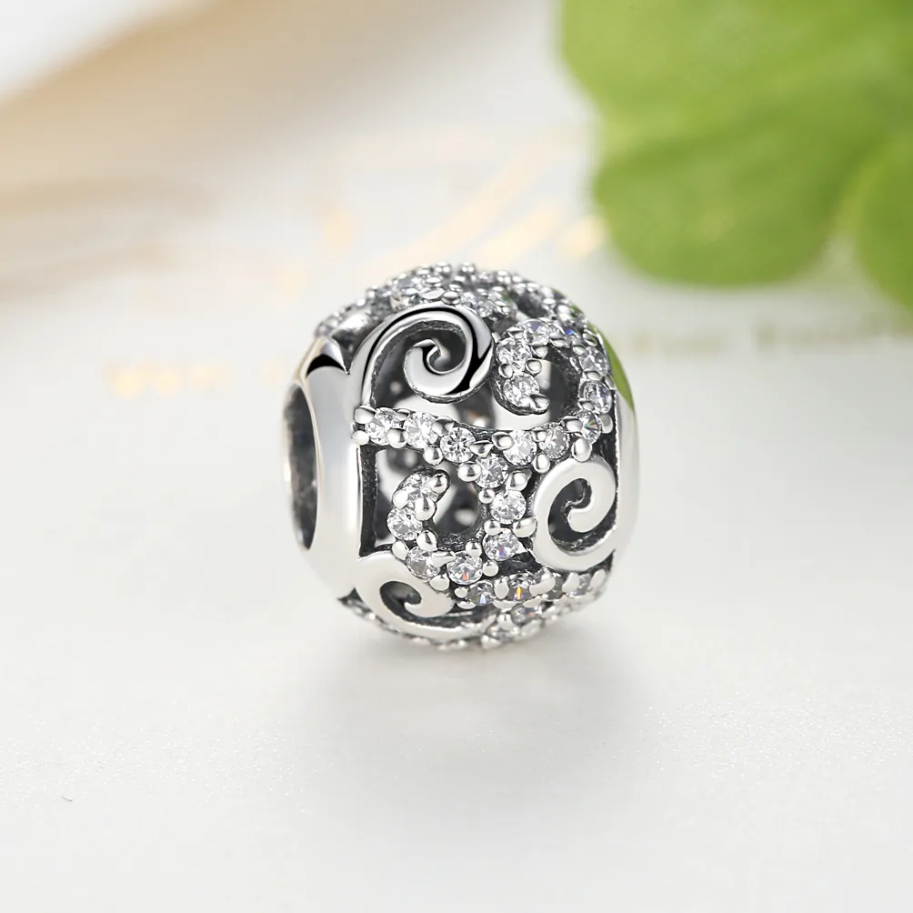 Pandora Style Sølv Pavé Charm - SCC021