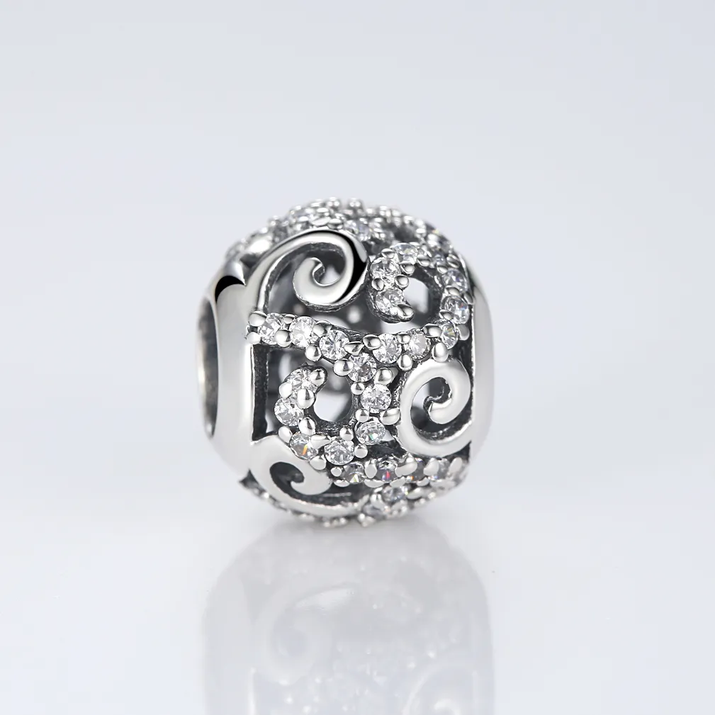 Pandora Style Sølv Pavé Charm - SCC021