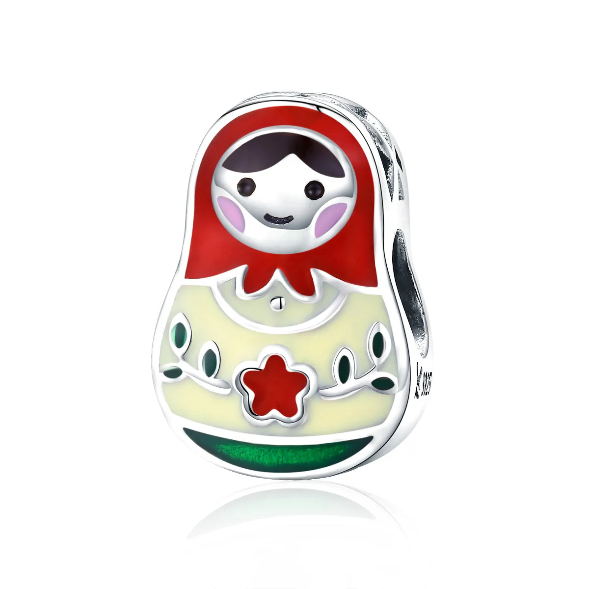 Pandora Style Sølv Russisk Doll Charm - SCC1086