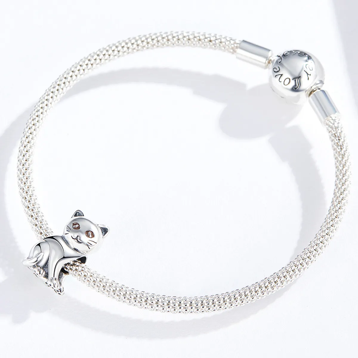 Pandora Style Sølv Søt Cat Charm - SCC1305