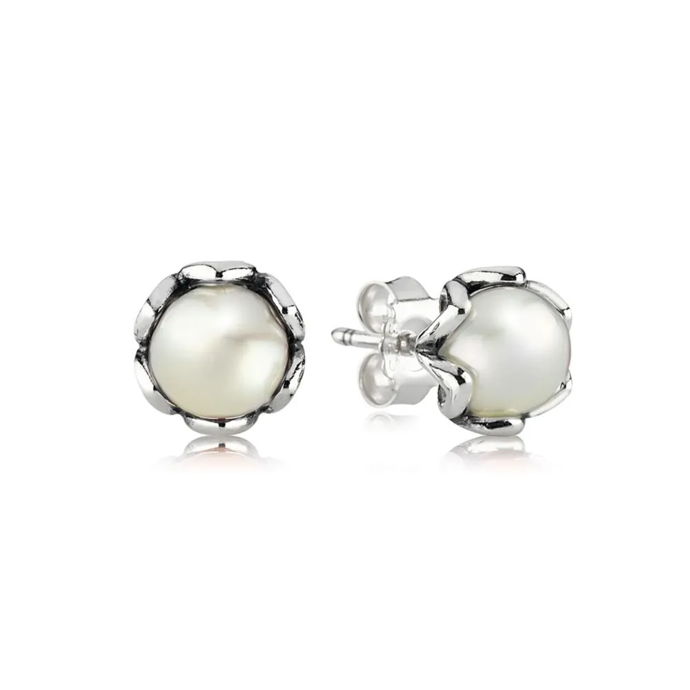 PANDORA Grand Pearl Stud Earrings - 290533P