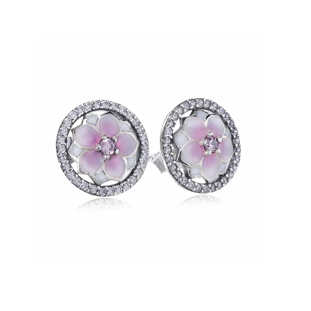 PANDORA Magnolia Bloom Studs Earrings - PT0076-1