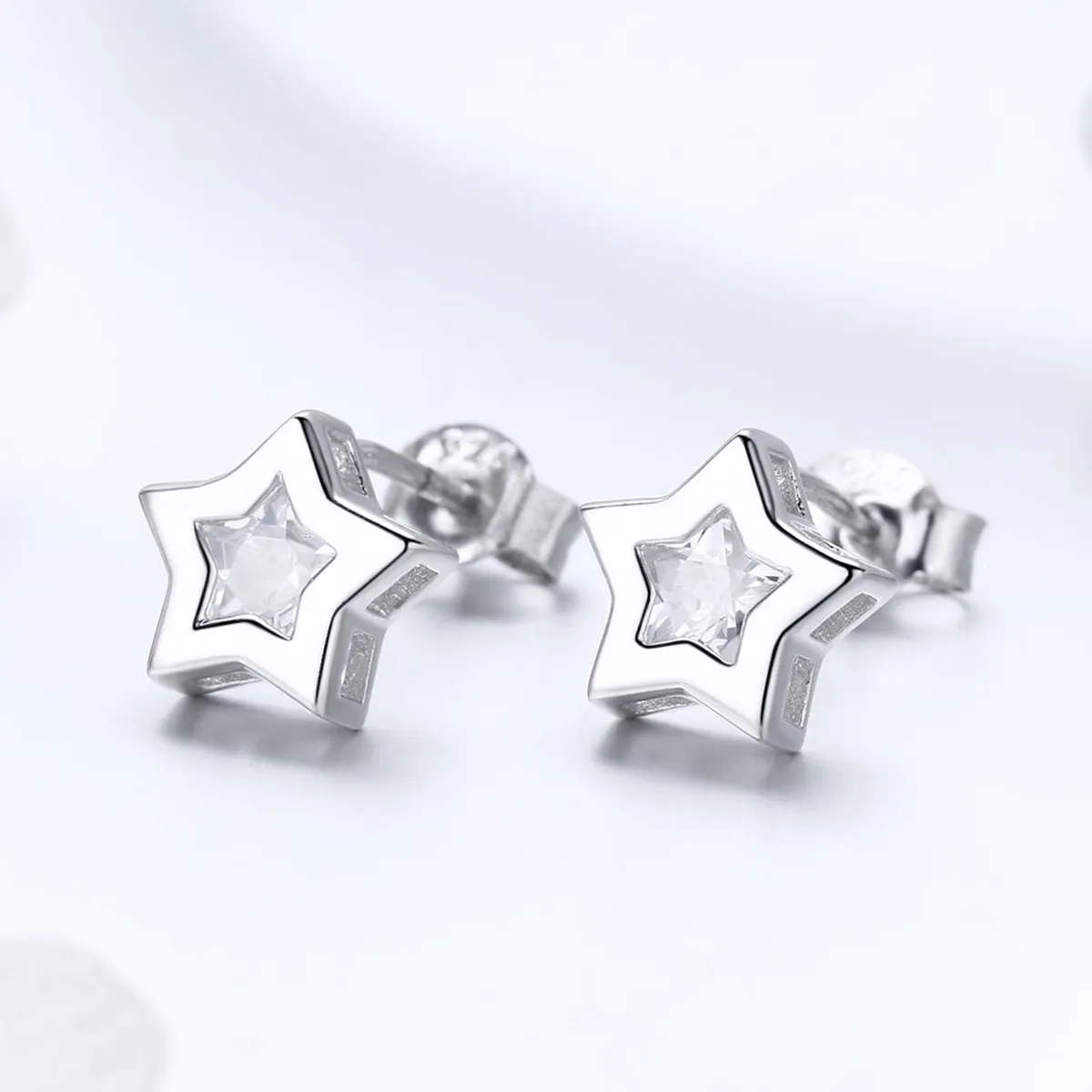 Pandora Style Silver Secret of Stars ørepynt - SCE437