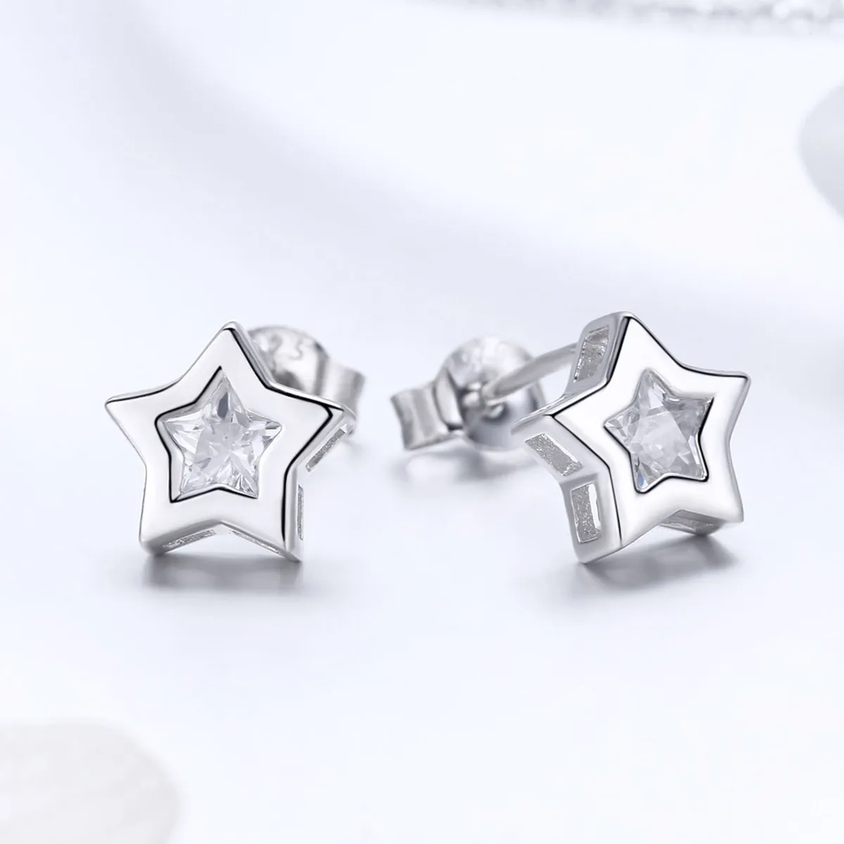 Pandora Style Silver Secret of Stars ørepynt - SCE437