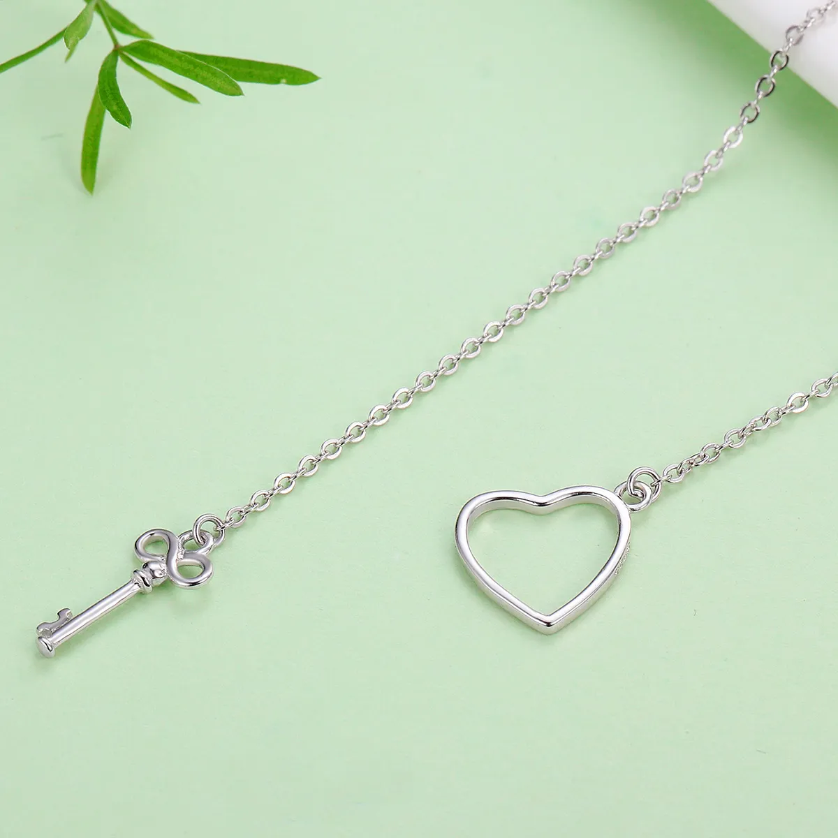 Pandora Style Silver Open Your Heart Halskjede - SCN107