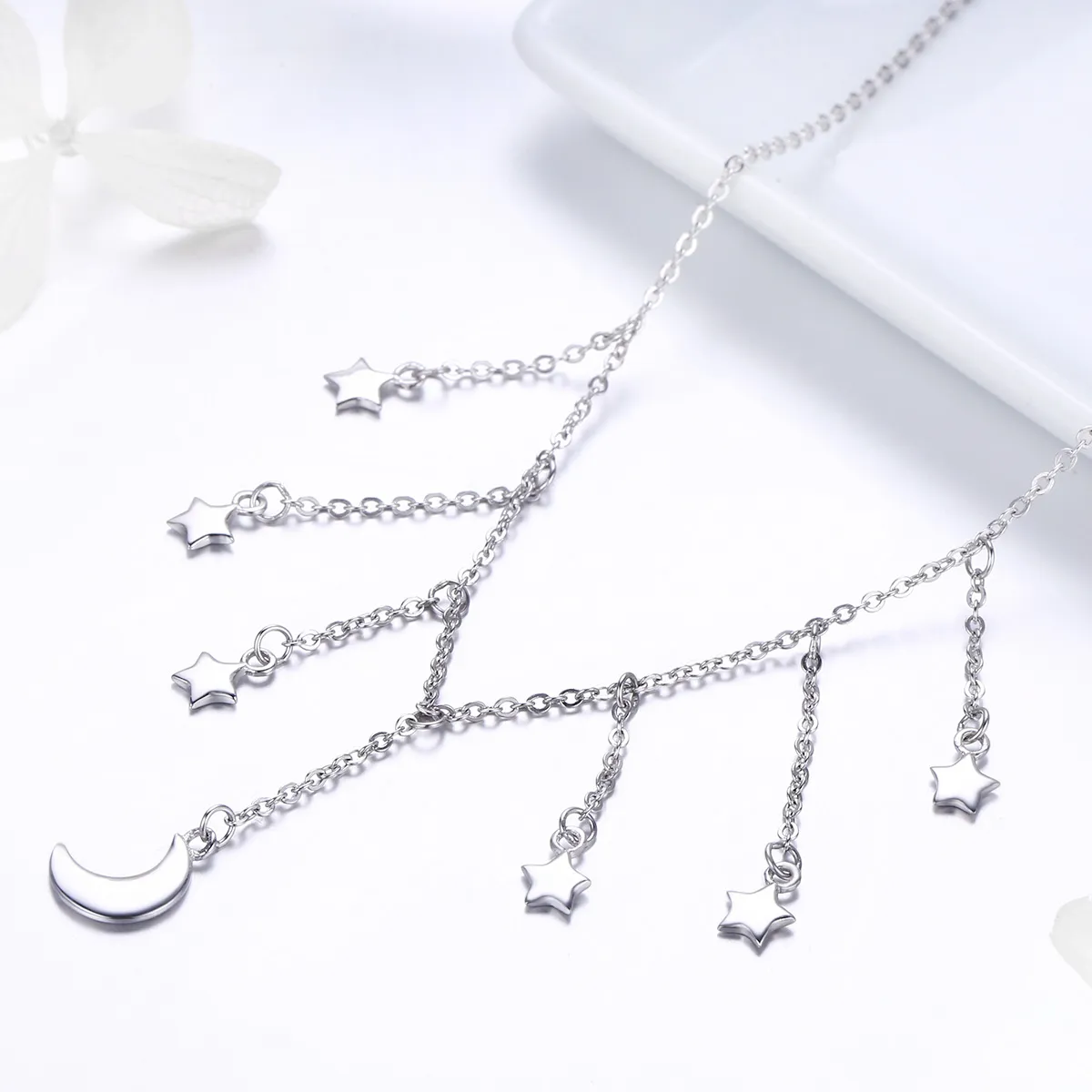 Pandora Style Silver Starry Sky Necklace - SCN301