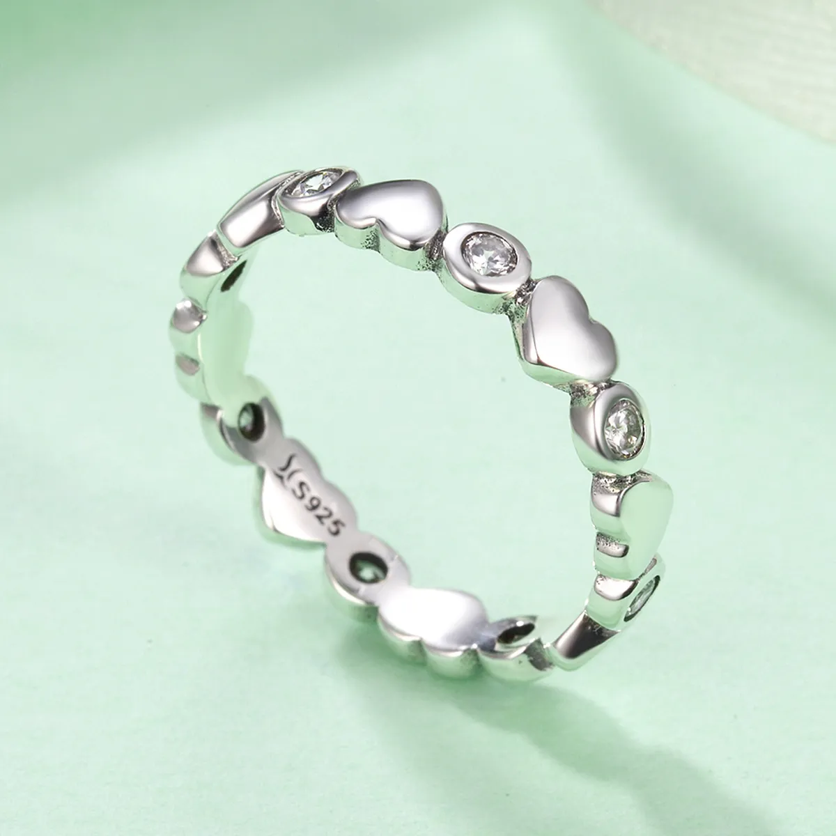 Pandora Style Silver My Heart Is Bright Ring - SCR164