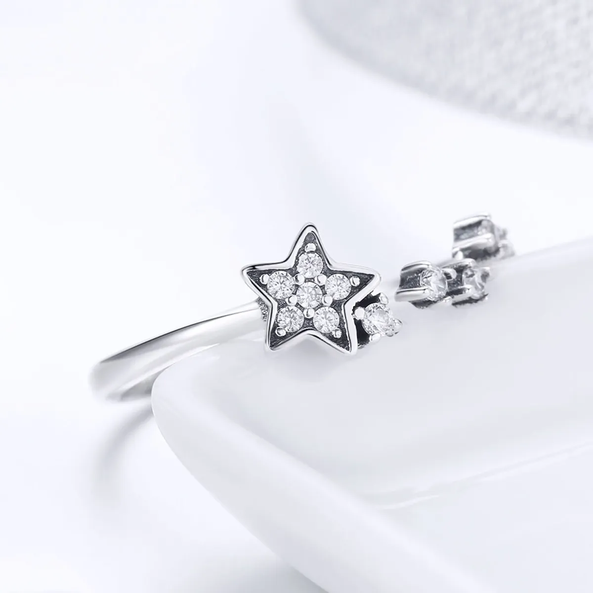 Pandora Style Silver Secret of Stars Ring - SCR440