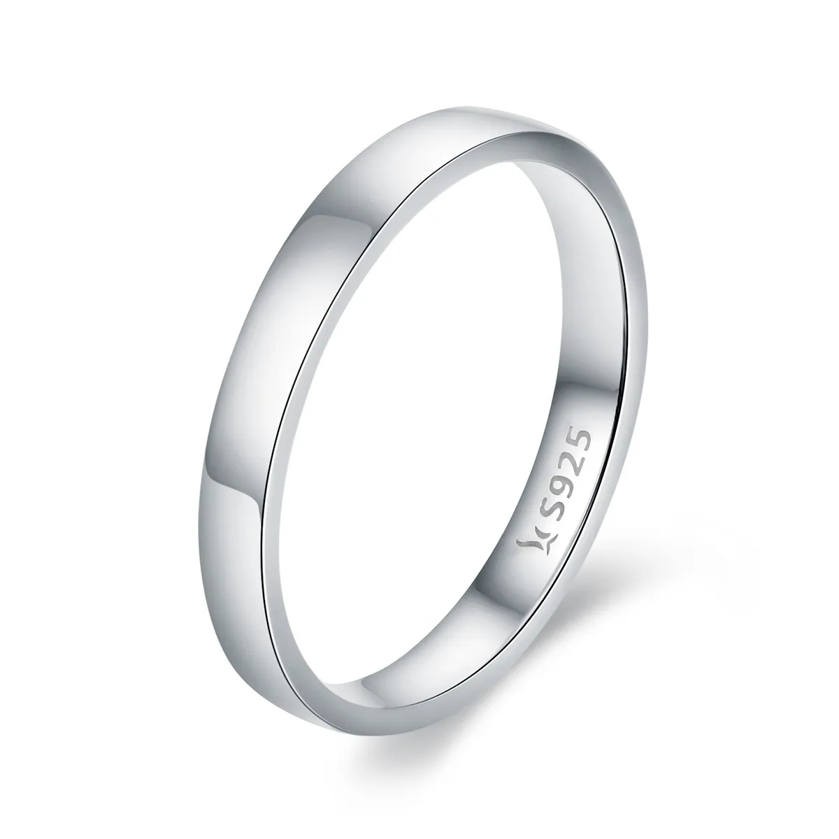 Pandora Style Silver Simple Feelings Ring - SCR343