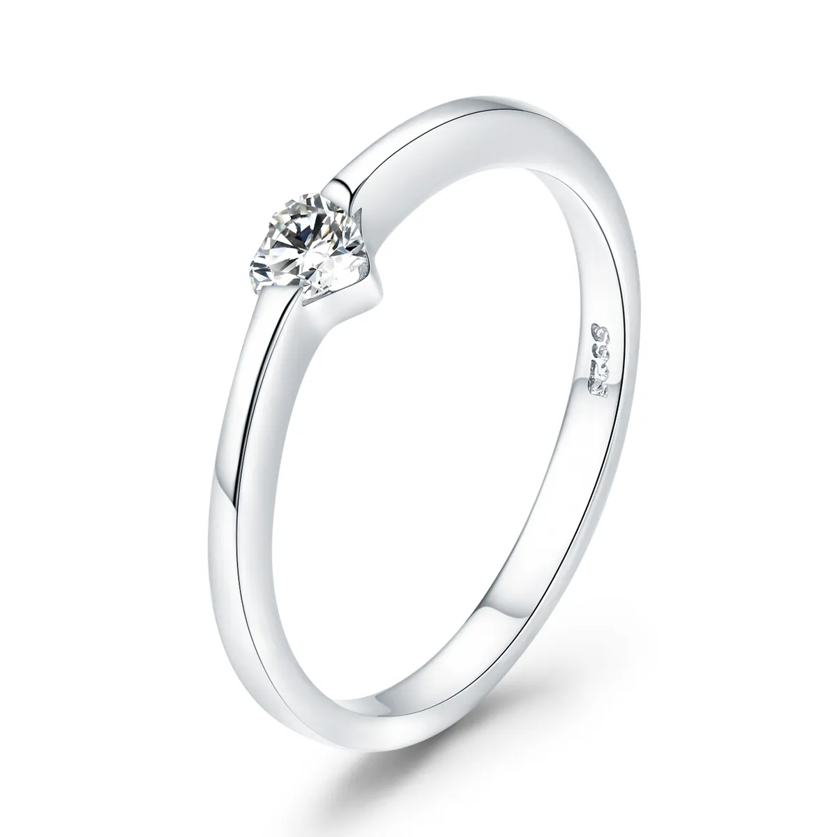 pandora style silver simple grace ring scr450