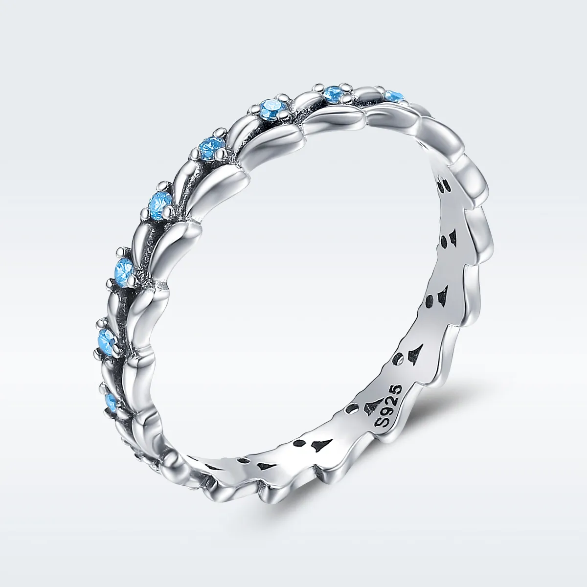 Pandora Style Silver Surf Ring - SCR162