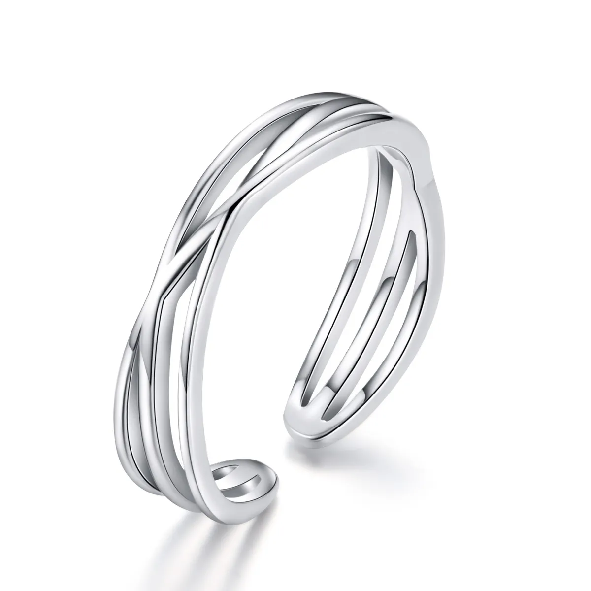 Pandora Style Silver Time Travel Ring - SCR483