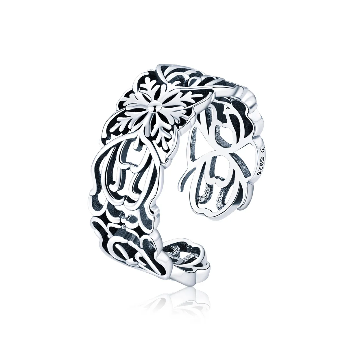 Pandora Style Silver Vintage Ring - SCR500