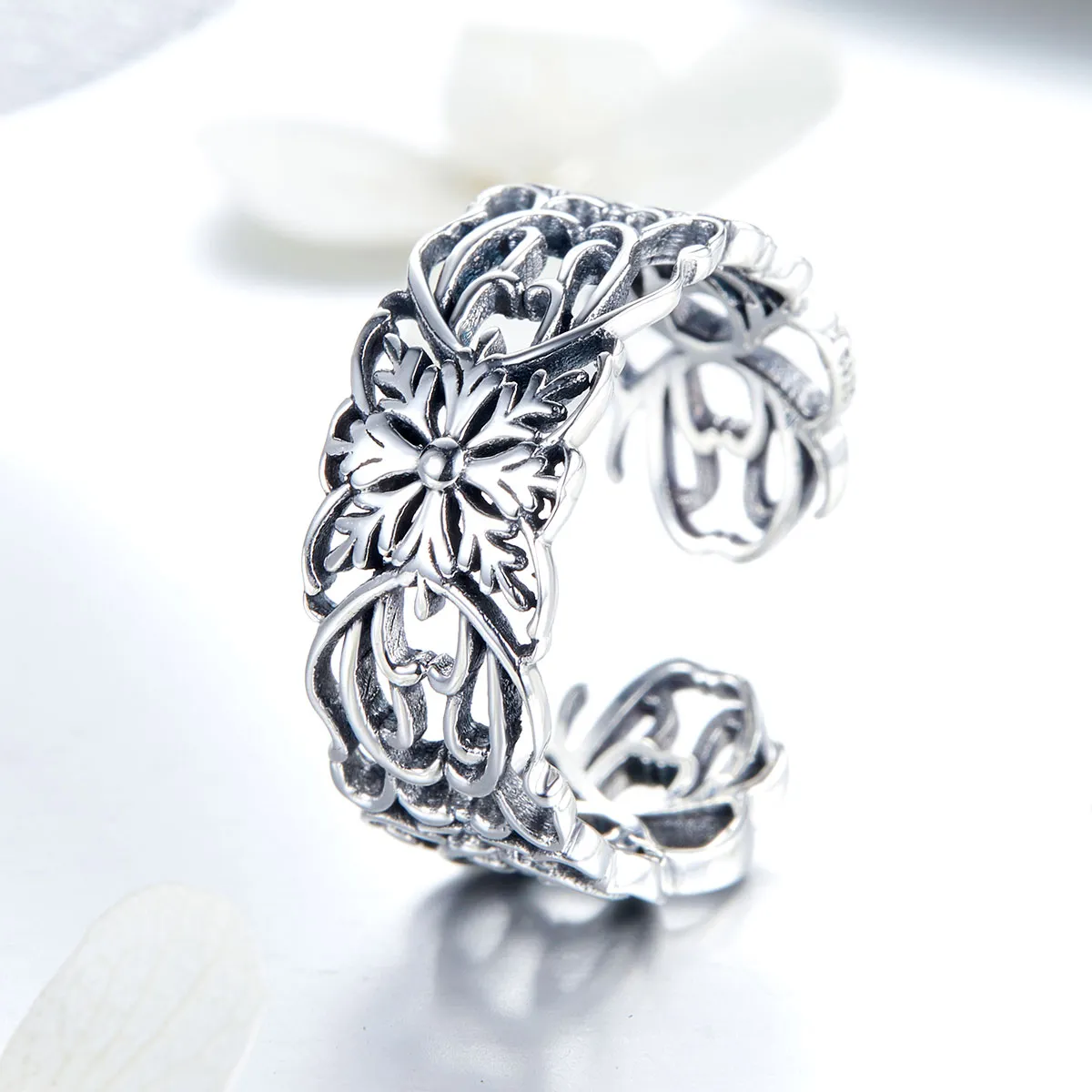 Pandora Style Silver Vintage Ring - SCR500