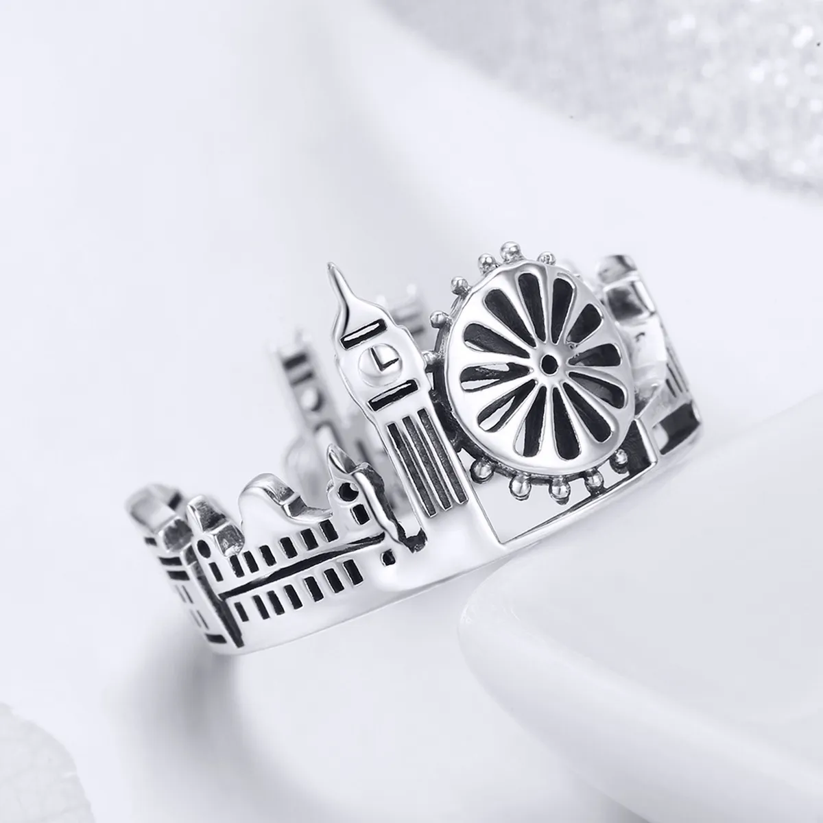 Pandora Style Sølv London Ring - SCR474