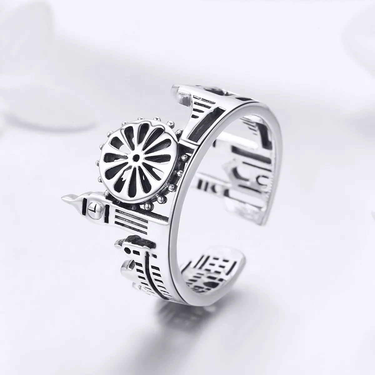 Pandora Style Sølv London Ring - SCR474