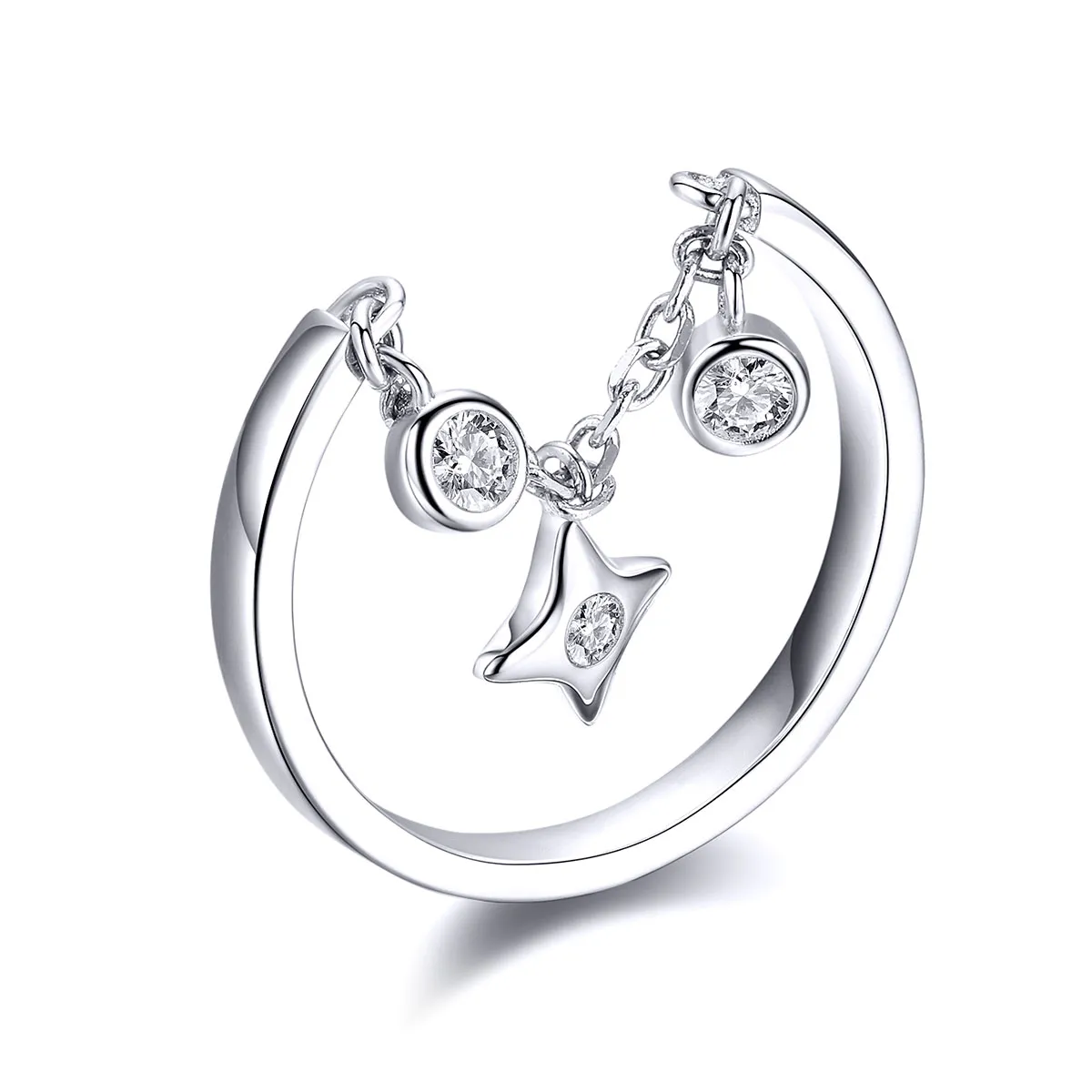 Pandora Style Sølv Stjernehimmel Ring - SCR408