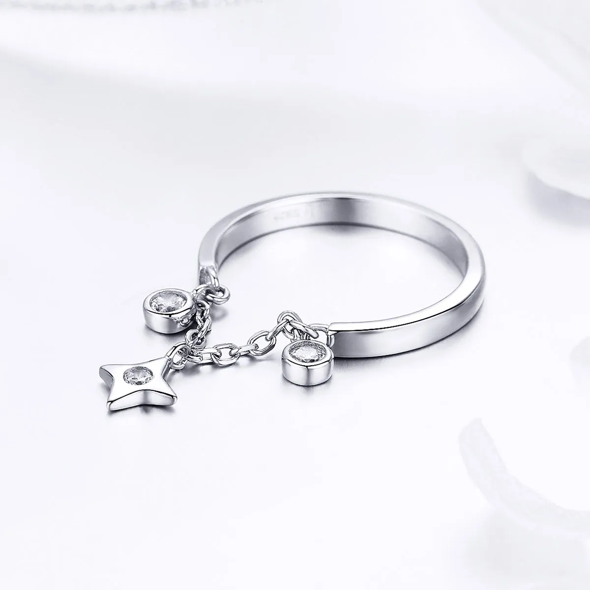 Pandora Style Sølv Stjernehimmel Ring - SCR408